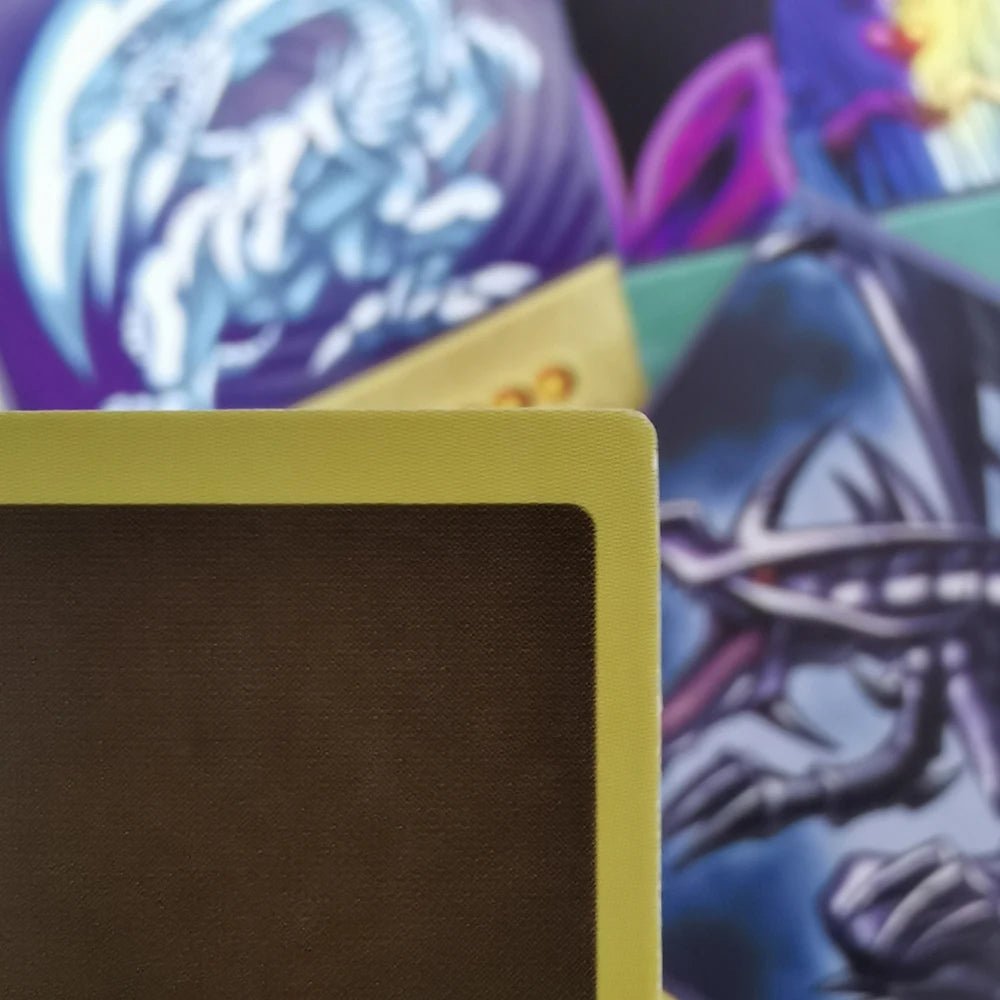 100pcs Yu - Gi - Oh Anime Style Cards Blue Eyes Dark Magician Exodia Obelisk Slifer Ra - Maxwell shop