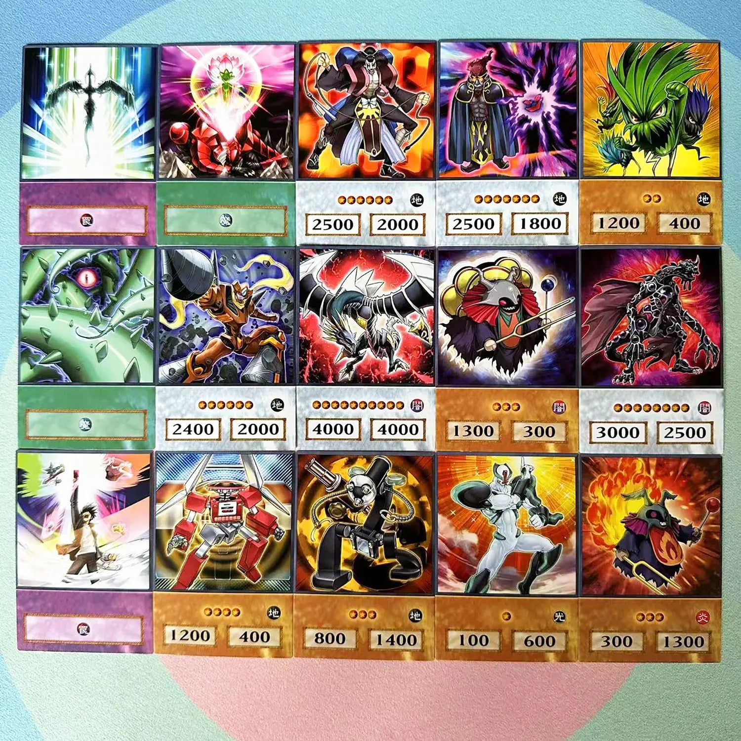 100pcs Yu - Gi - Oh Anime Style Cards Blue Eyes Dark Magician Exodia Obelisk Slifer Ra - Maxwell shop