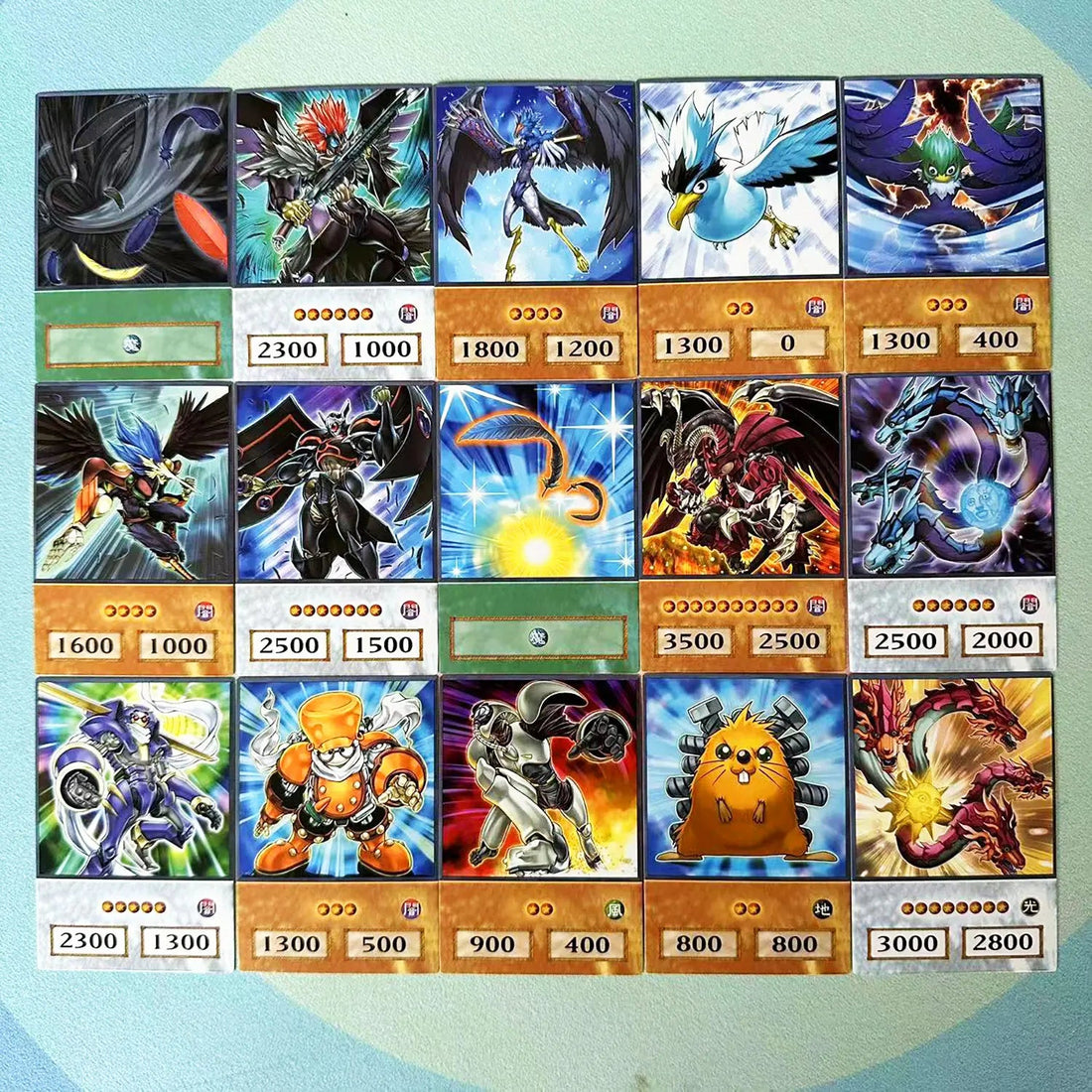 100pcs Yu - Gi - Oh Anime Style Cards Blue Eyes Dark Magician Exodia Obelisk Slifer Ra - Maxwell shop