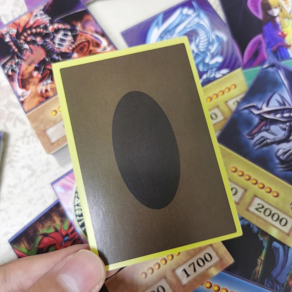 100pcs Yu - Gi - Oh Anime Style Cards Blue Eyes Dark Magician Exodia Obelisk Slifer Ra - Maxwell shop