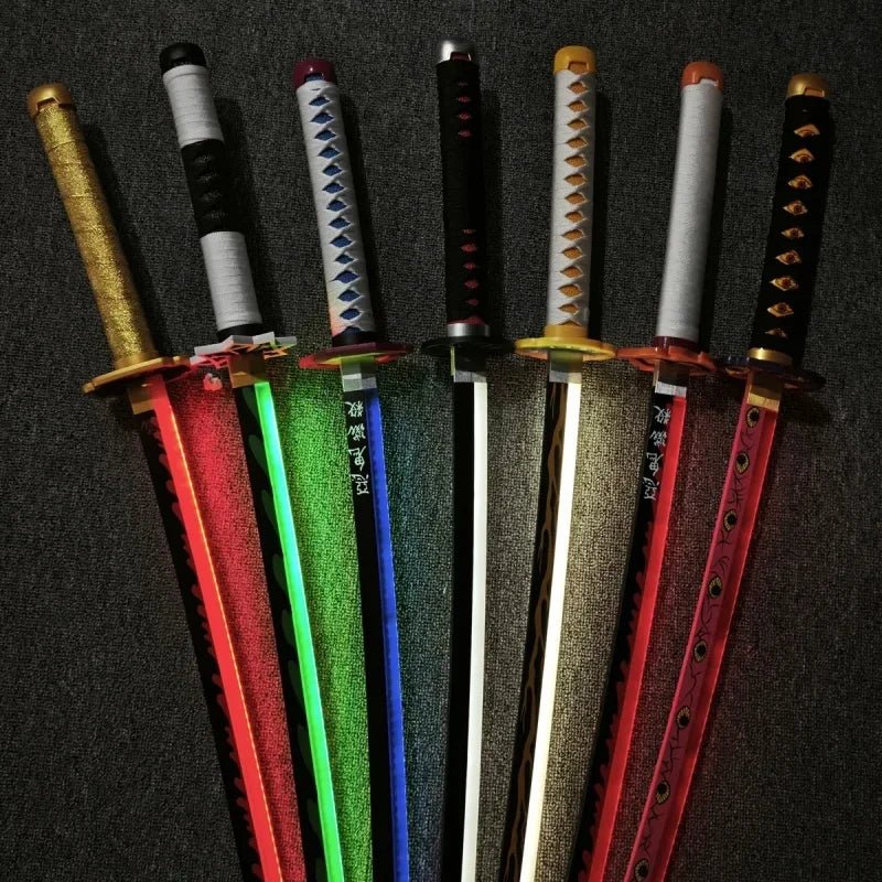 104cm Bright Katana LED Light Sword Kimetsu No Yaiba Anime Demon Slayer Cosplay - Maxwell shop
