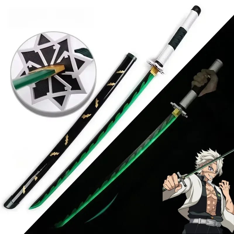 104cm Bright Katana LED Light Sword Kimetsu No Yaiba Anime Demon Slayer Cosplay - Maxwell shop