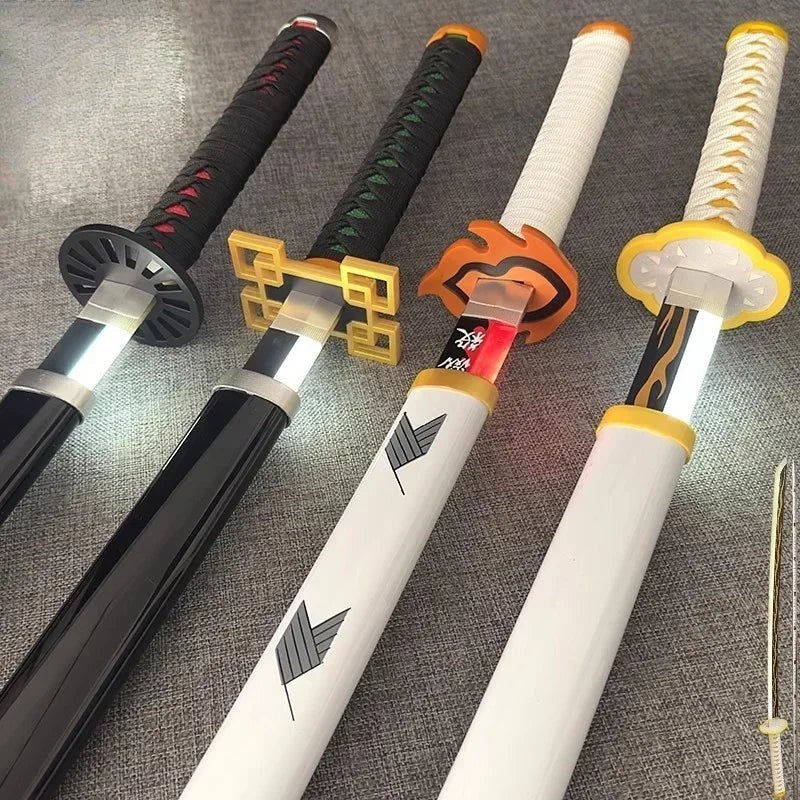 104cm Bright Katana LED Light Sword Kimetsu No Yaiba Anime Demon Slayer Cosplay - Maxwell shop