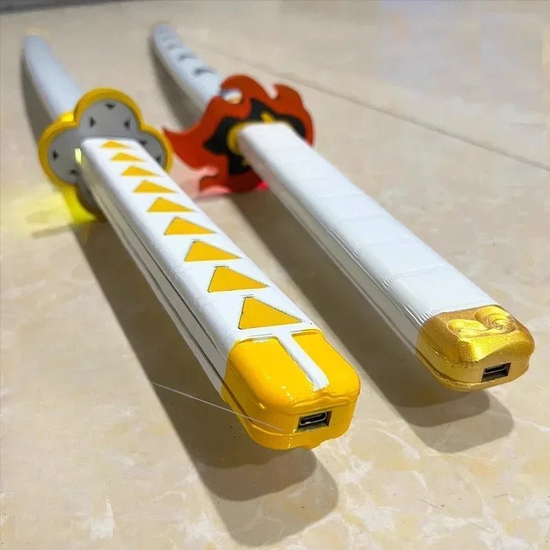 104cm Bright Katana LED Light Sword Kimetsu No Yaiba Anime Demon Slayer Cosplay - Maxwell shop