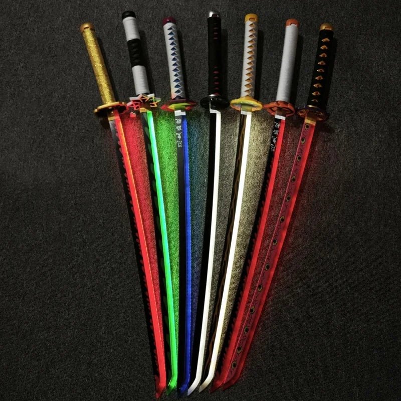 104cm Bright Katana LED Light Sword Kimetsu No Yaiba Anime Demon Slayer Cosplay - Maxwell shop