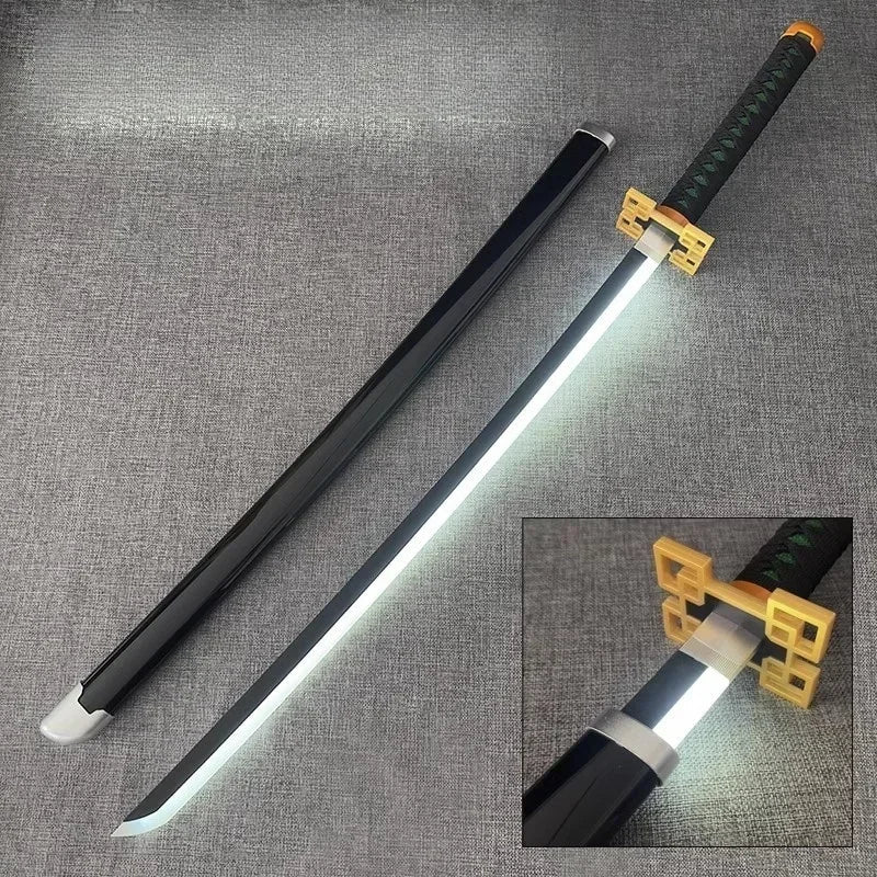 104cm Bright Katana LED Light Sword Kimetsu No Yaiba Anime Demon Slayer Cosplay - Maxwell shop