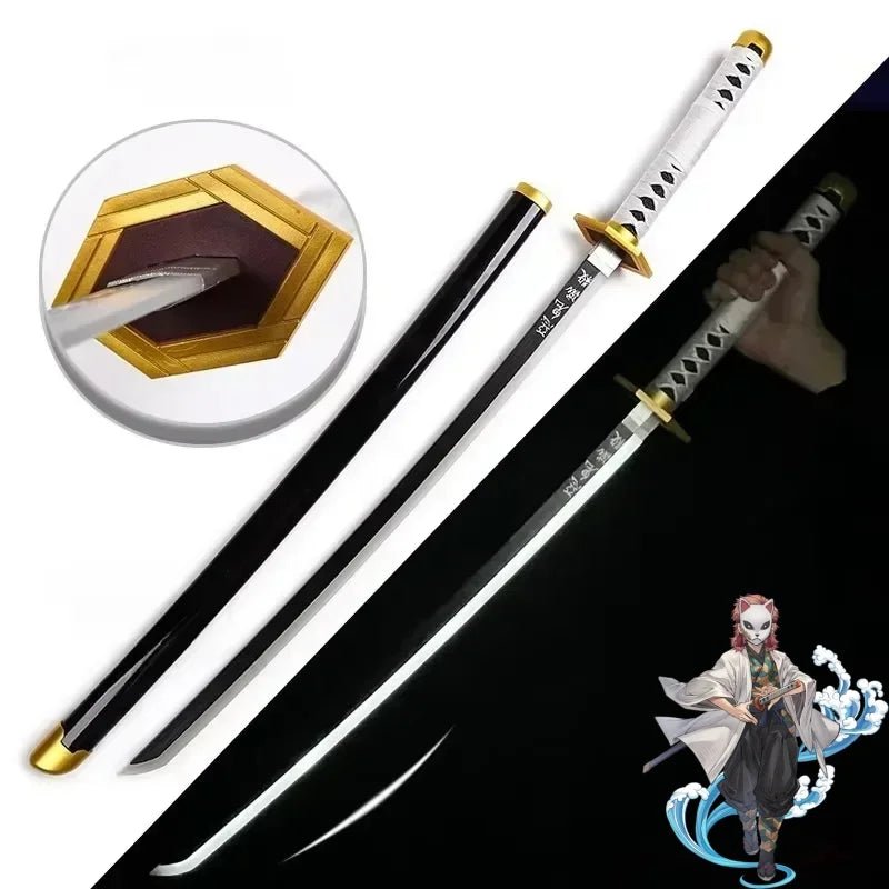 104cm Bright Katana LED Light Sword Kimetsu No Yaiba Anime Demon Slayer Cosplay - Maxwell shop