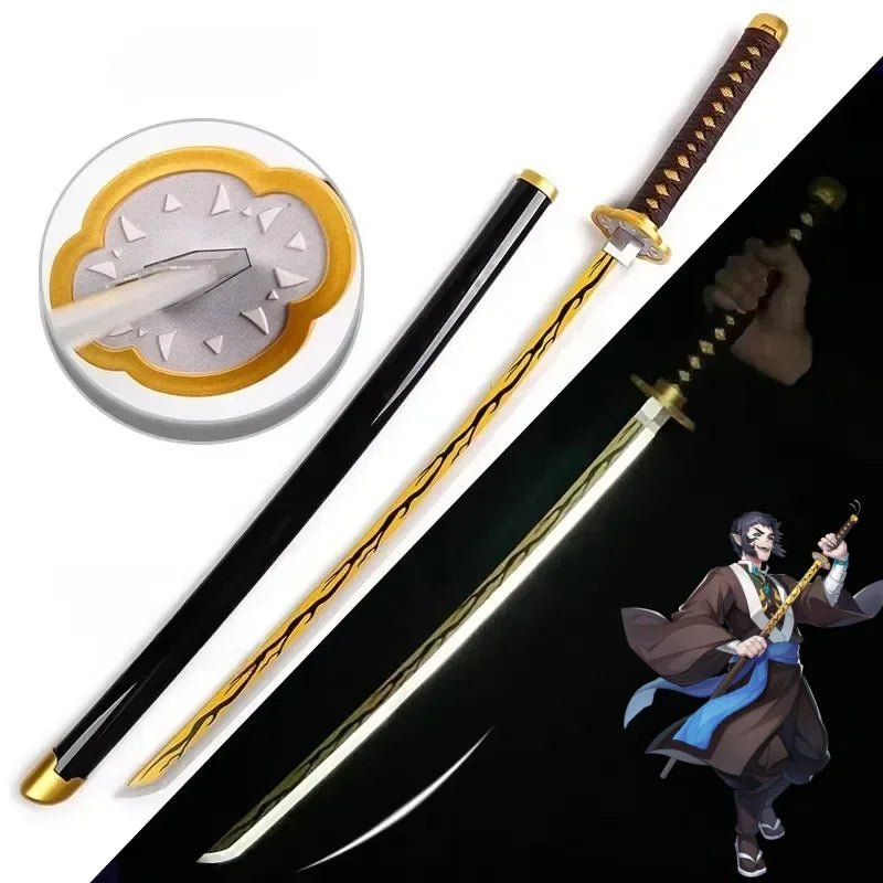 104cm Bright Katana LED Light Sword Kimetsu No Yaiba Anime Demon Slayer Cosplay - Maxwell shop