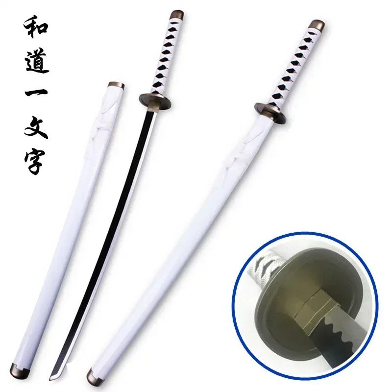 104cm Roronoa Zoro Sword Anime One Piece Cosplay Knife Ninja Real Size Japanese Katana - Maxwell shop