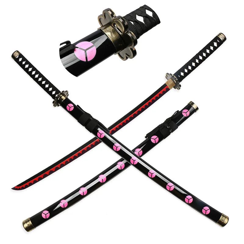 104cm Roronoa Zoro Sword Anime One Piece Cosplay Knife Ninja Real Size Japanese Katana - Maxwell shop