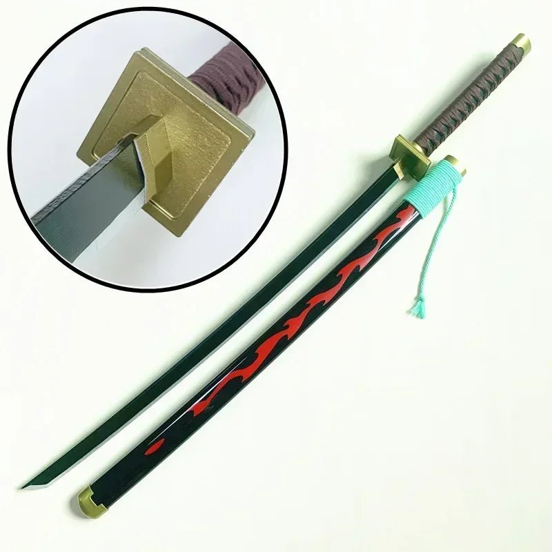 104cm Roronoa Zoro Sword Anime One Piece Cosplay Knife Ninja Real Size Japanese Katana - Maxwell shop