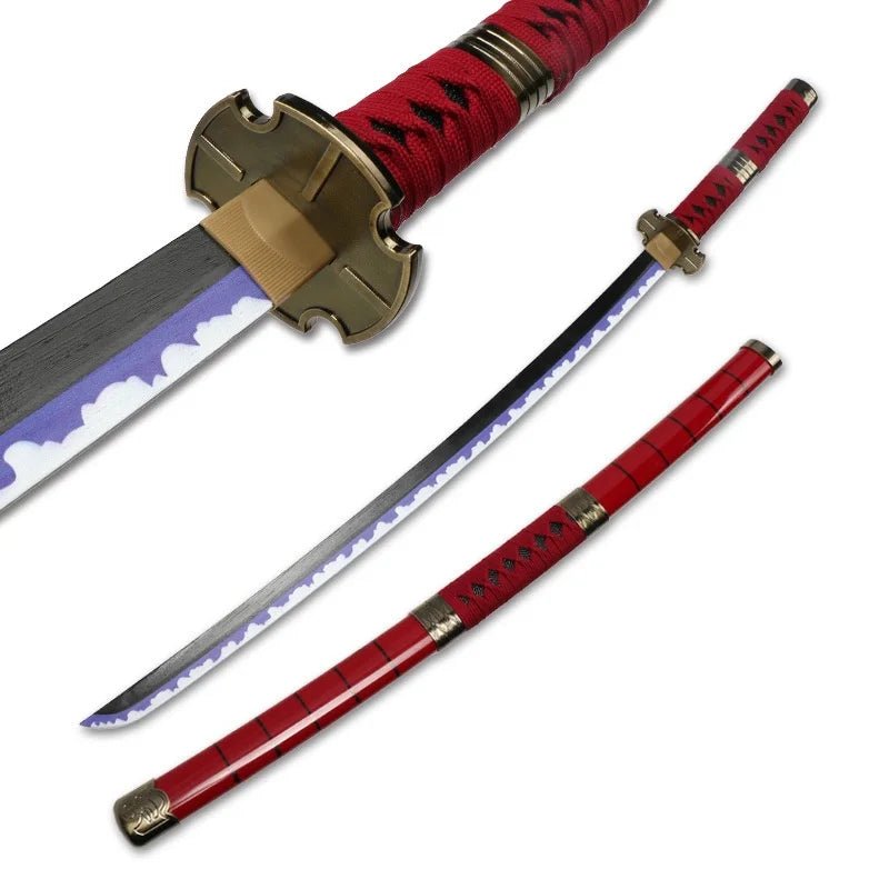104cm Roronoa Zoro Sword Anime One Piece Cosplay Knife Ninja Real Size Japanese Katana - Maxwell shop