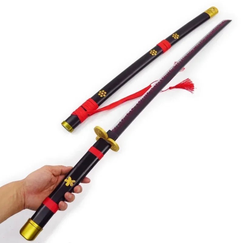 104cm Roronoa Zoro Sword Anime One Piece Cosplay Knife Ninja Real Size Japanese Katana - Maxwell shop