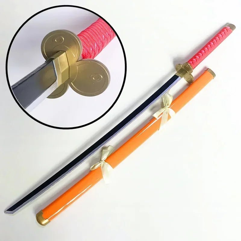104cm Roronoa Zoro Sword Anime One Piece Cosplay Knife Ninja Real Size Japanese Katana - Maxwell shop