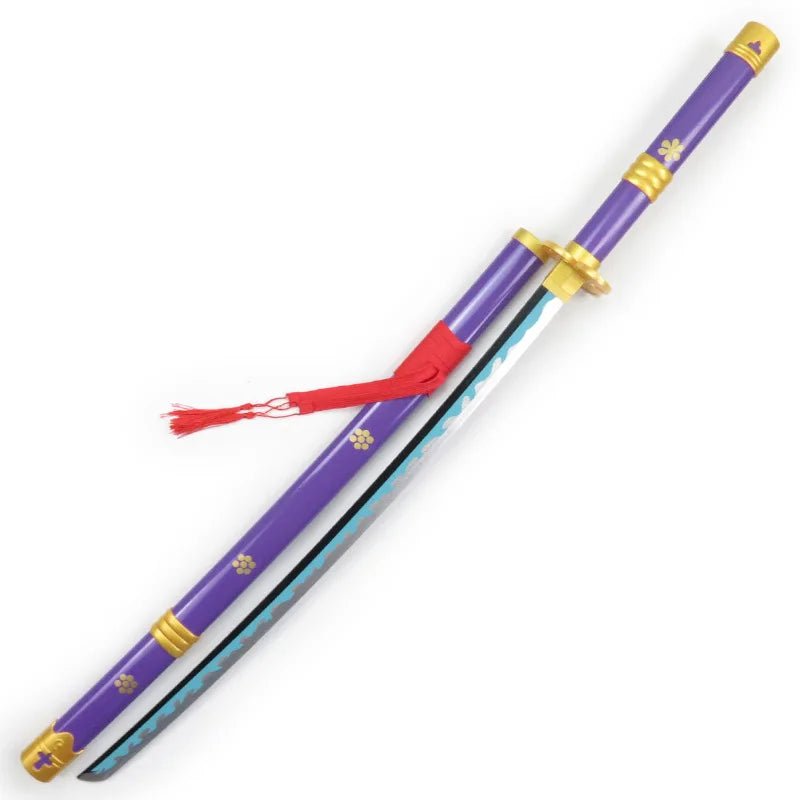 104cm Roronoa Zoro Sword Anime One Piece Cosplay Knife Ninja Real Size Japanese Katana - Maxwell shop