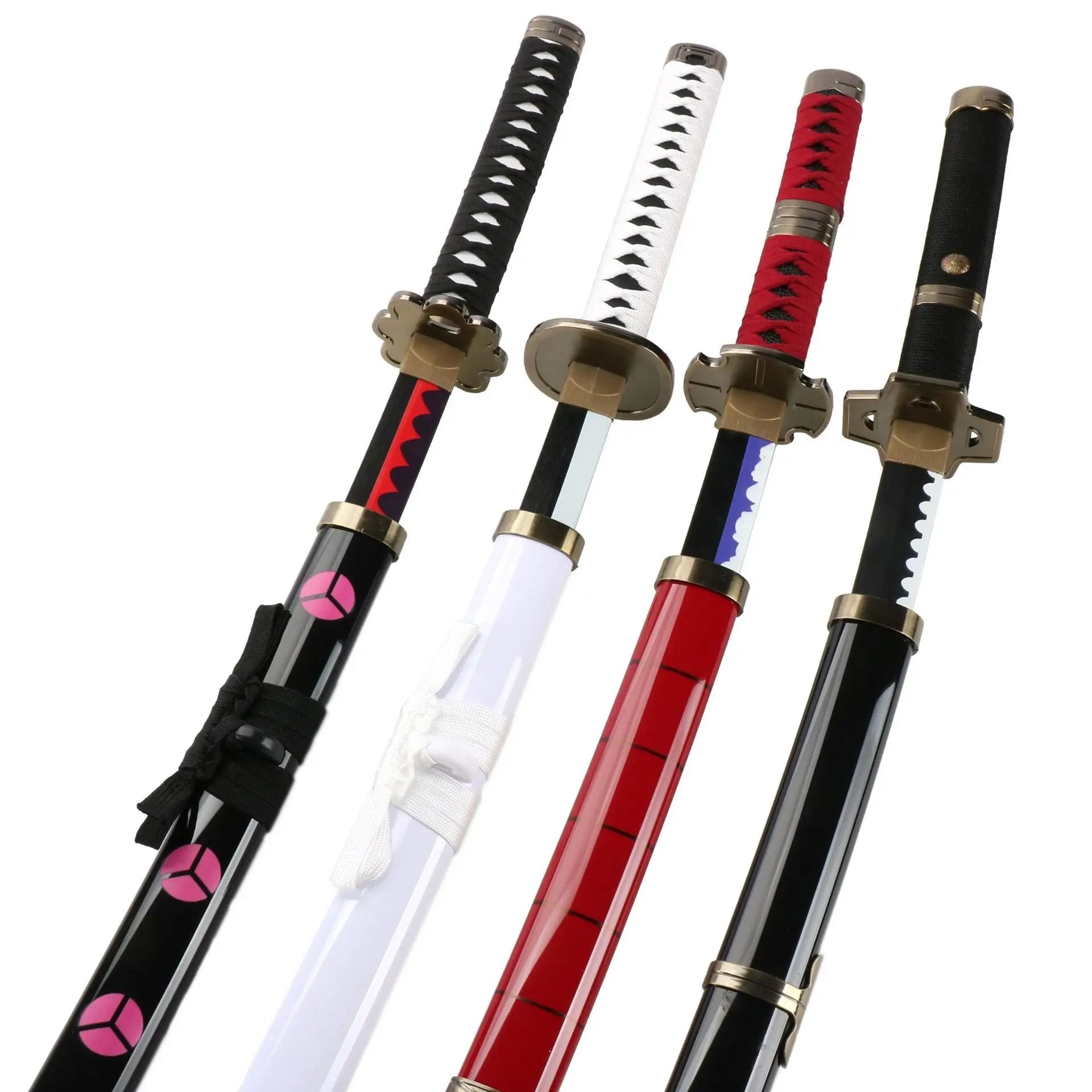 104cm Roronoa Zoro Sword Anime One Piece Cosplay Knife Ninja Real Size Japanese Katana - Maxwell shop