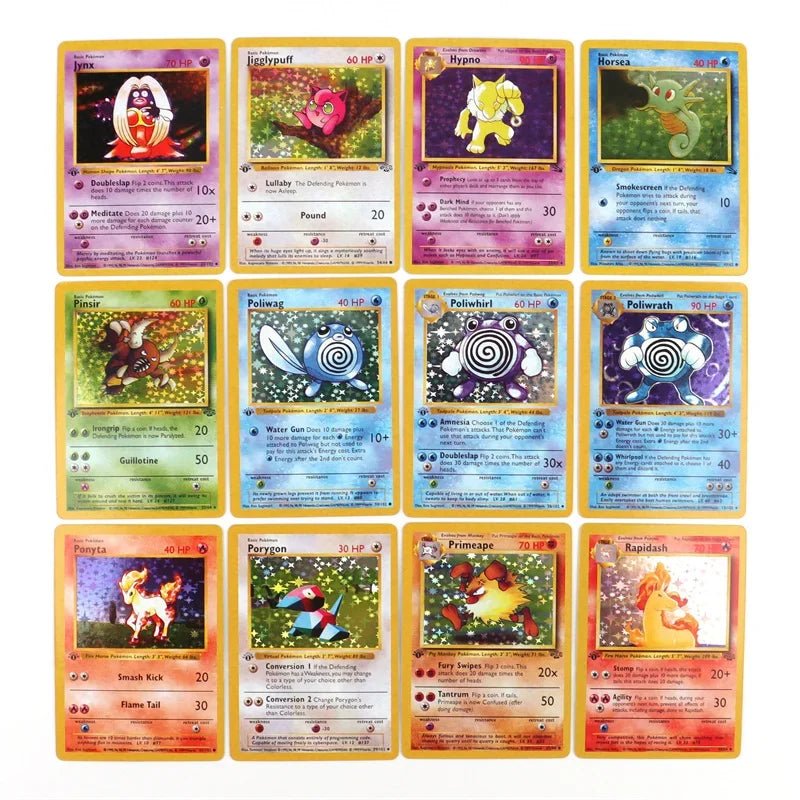 151Pcs/box 1996 First Generation Pokémon card Charizard Pikachu Mewtwo Blastoise - Maxwell shop