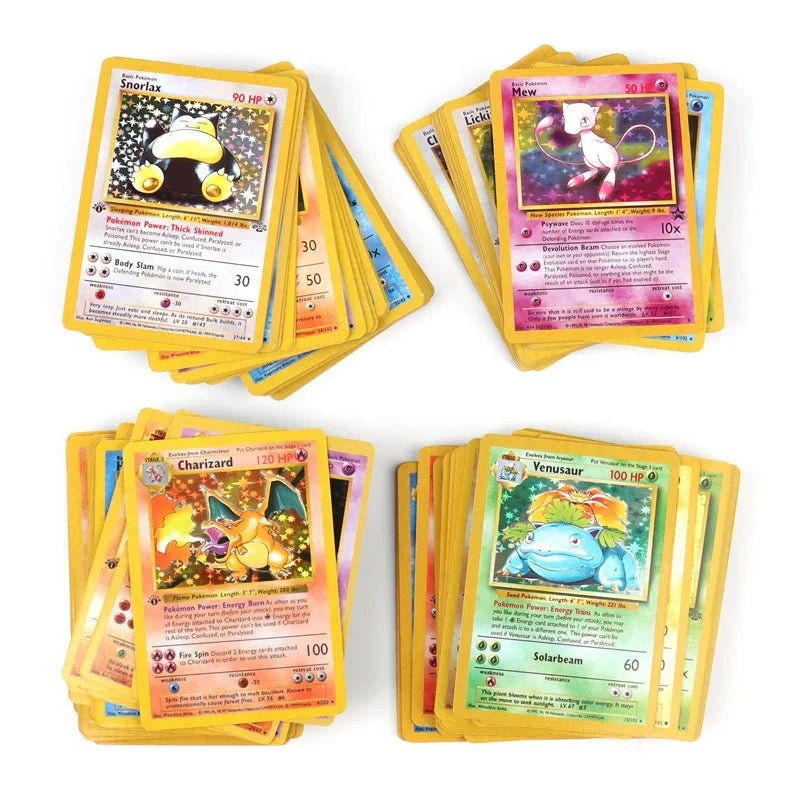 151Pcs/box 1996 First Generation Pokémon card Charizard Pikachu Mewtwo Blastoise - Maxwell shop