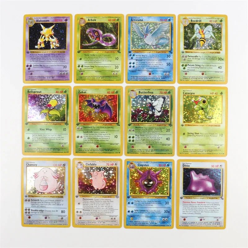 151Pcs/box 1996 First Generation Pokémon card Charizard Pikachu Mewtwo Blastoise - Maxwell shop