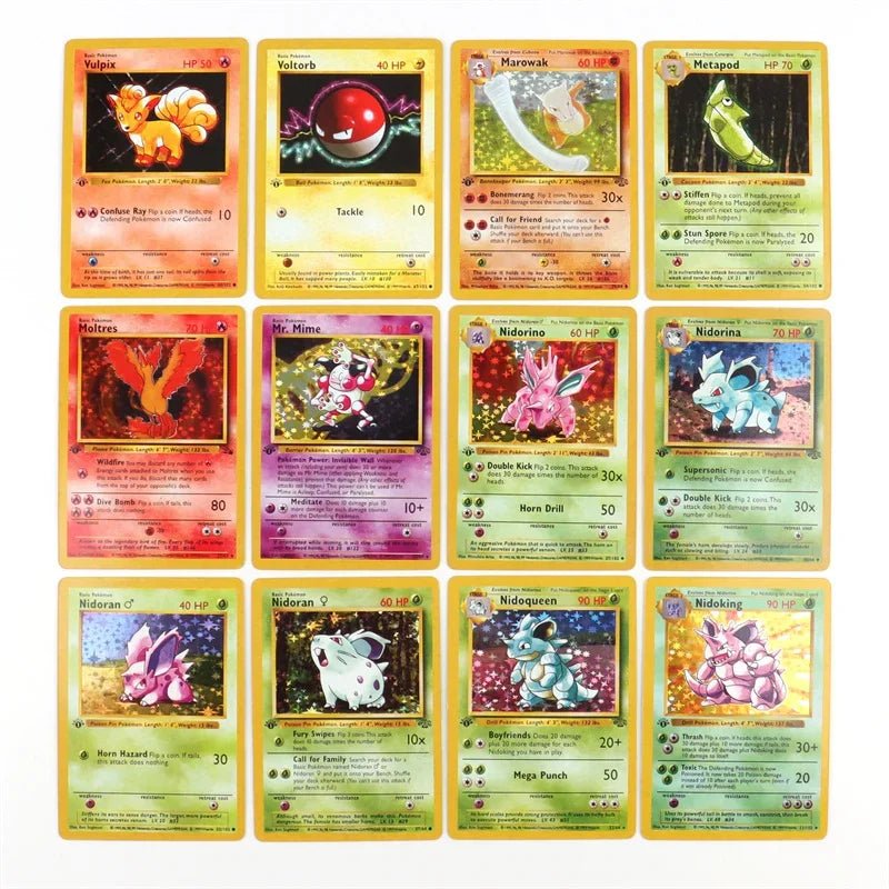 151Pcs/box 1996 First Generation Pokémon card Charizard Pikachu Mewtwo Blastoise - Maxwell shop