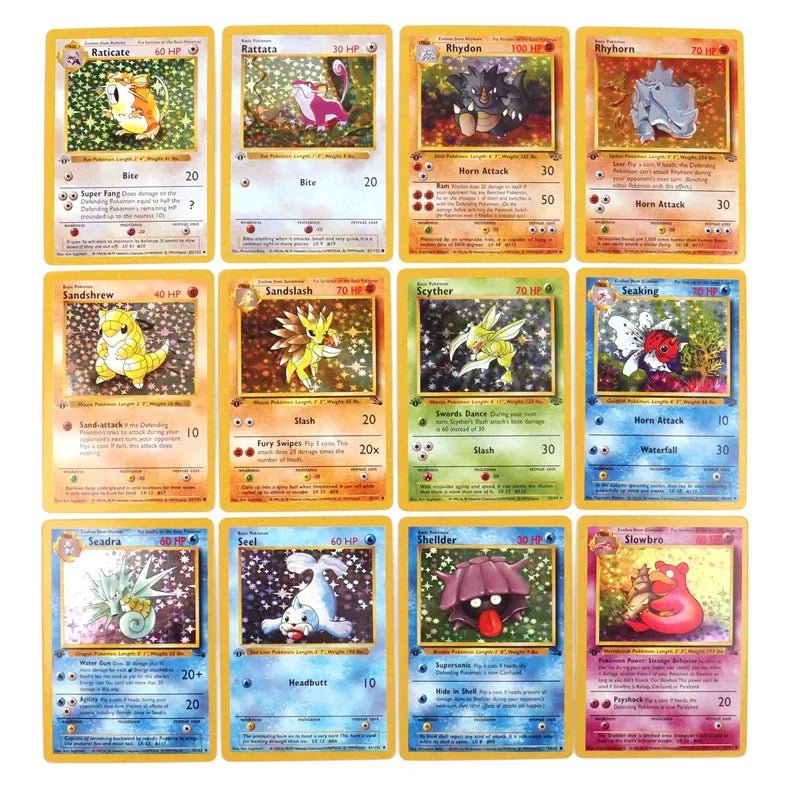 151Pcs/box 1996 First Generation Pokémon card Charizard Pikachu Mewtwo Blastoise - Maxwell shop