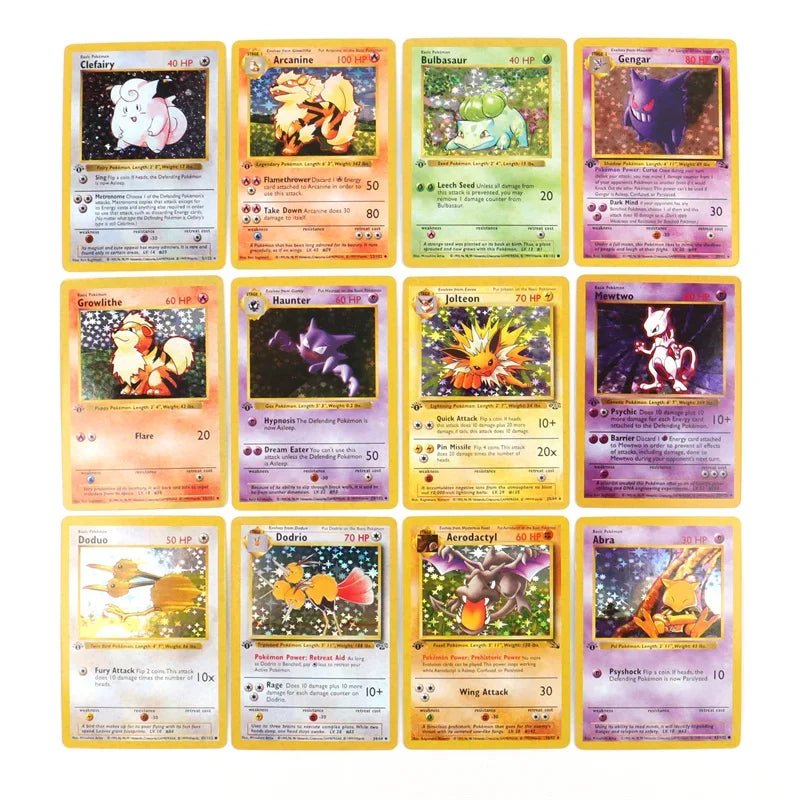 151Pcs/box 1996 First Generation Pokémon card Charizard Pikachu Mewtwo Blastoise - Maxwell shop