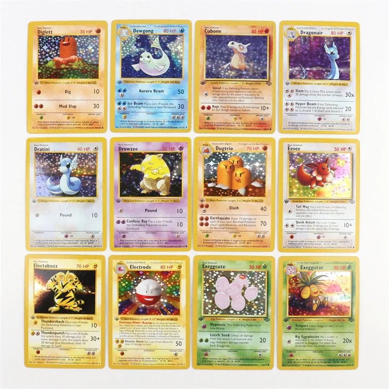 151Pcs/box 1996 First Generation Pokémon card Charizard Pikachu Mewtwo Blastoise - Maxwell shop