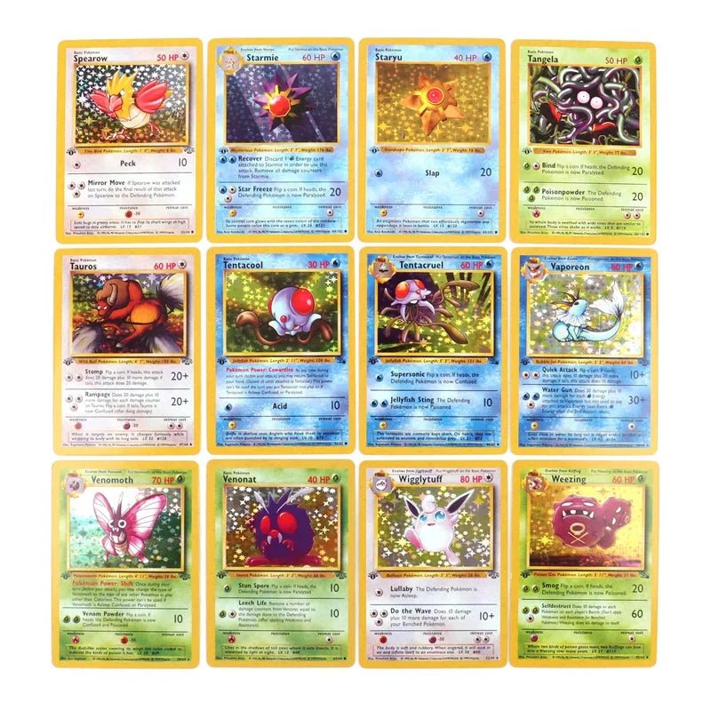 151Pcs/box 1996 First Generation Pokémon card Charizard Pikachu Mewtwo Blastoise - Maxwell shop