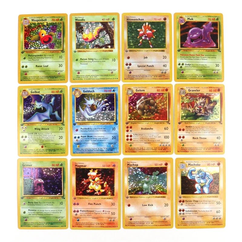 151Pcs/box 1996 First Generation Pokémon card Charizard Pikachu Mewtwo Blastoise - Maxwell shop