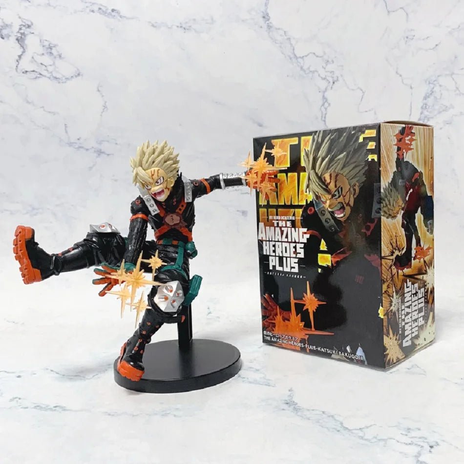 18-20cm My Hero Academia Anime Figures Midoriya Izuku Bakugou Katsuki Action Model - Maxwell shop