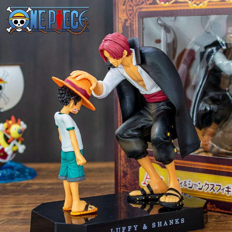 18cm One Piece Anime Figure Shanks Straw Hat Luffy Action Figure One Piece - Maxwell shop