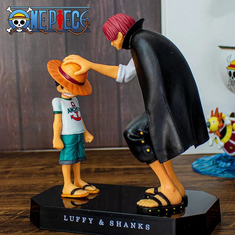 18cm One Piece Anime Figure Shanks Straw Hat Luffy Action Figure One Piece - Maxwell shop
