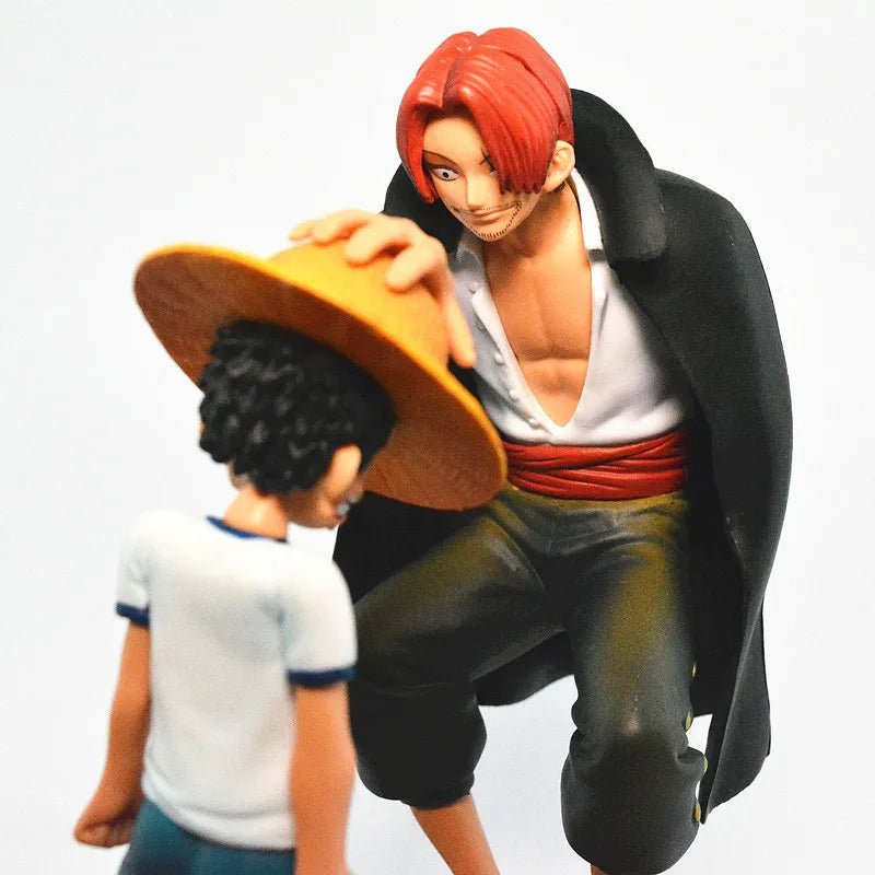 18cm One Piece Anime Figure Shanks Straw Hat Luffy Action Figure One Piece - Maxwell shop