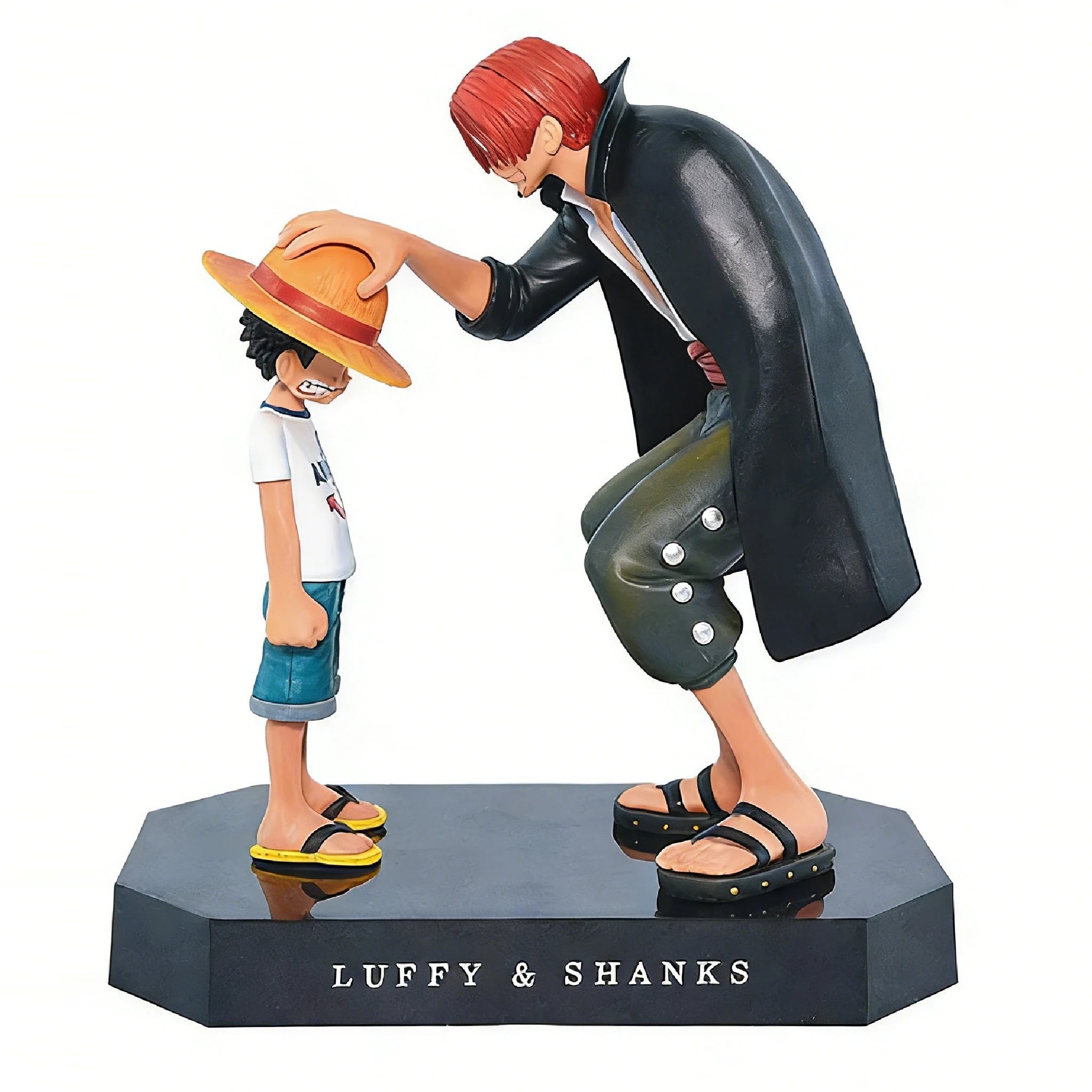18cm One Piece Anime Figure Shanks Straw Hat Luffy Action Figure One Piece - Maxwell shop