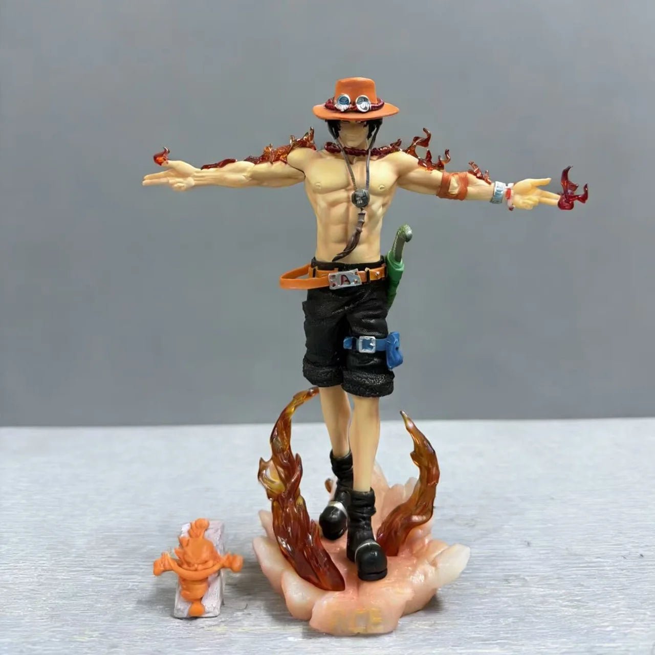 28cm Anime One Piece Ace Figure Portgas D Ace Action Figurine - Maxwell shop