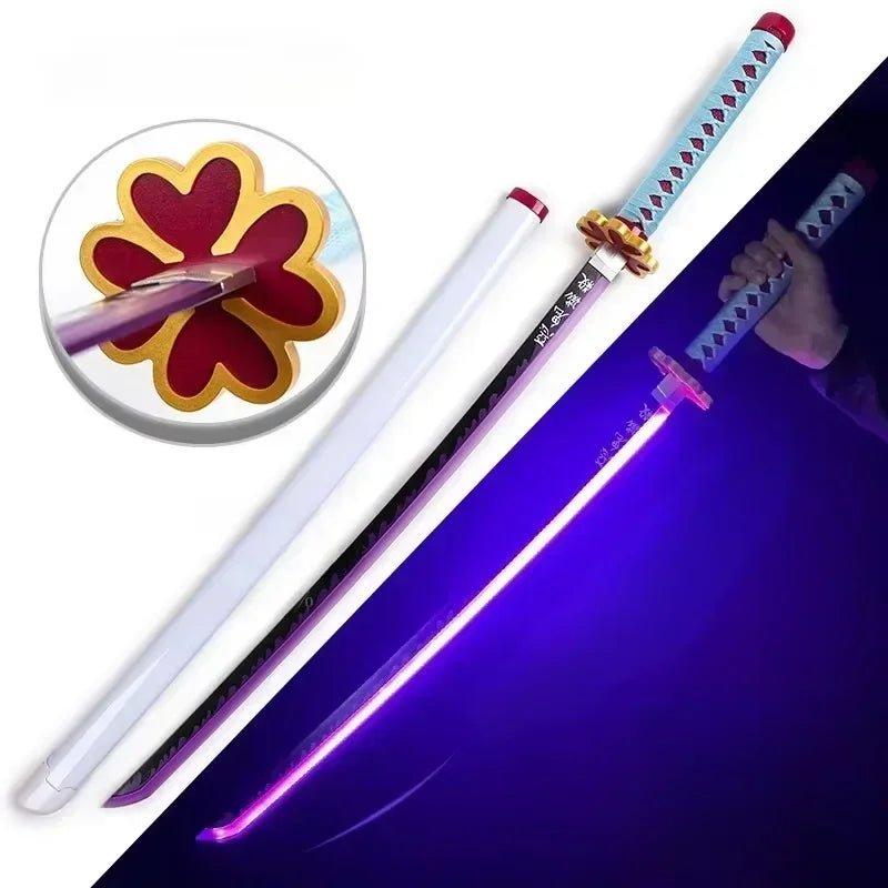 31/40inch Glow Demon Slayer Katana Luminous Sword LED Light Kyoujurou Anime Cosplay - Maxwell shop