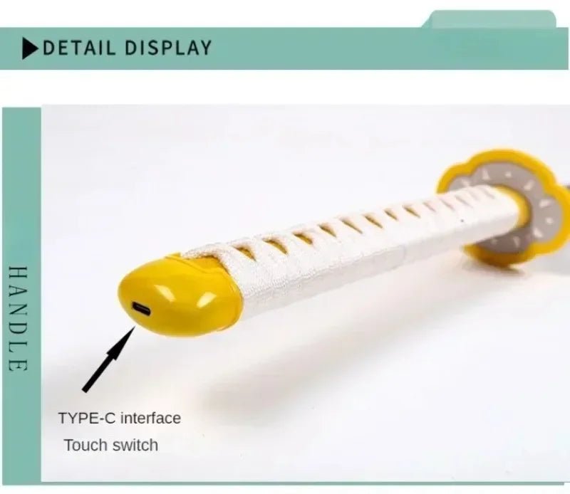 31/40inch Glow Demon Slayer Katana Luminous Sword LED Light Kyoujurou Anime Cosplay - Maxwell shop
