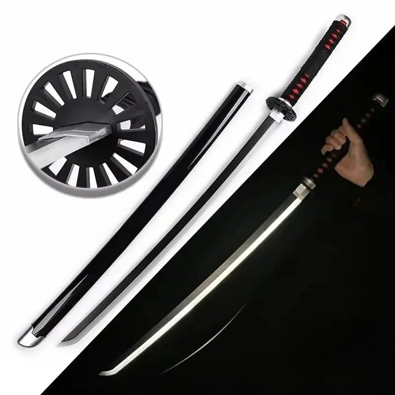 31/40inch Glow Demon Slayer Katana Luminous Sword LED Light Kyoujurou Anime Cosplay - Maxwell shop
