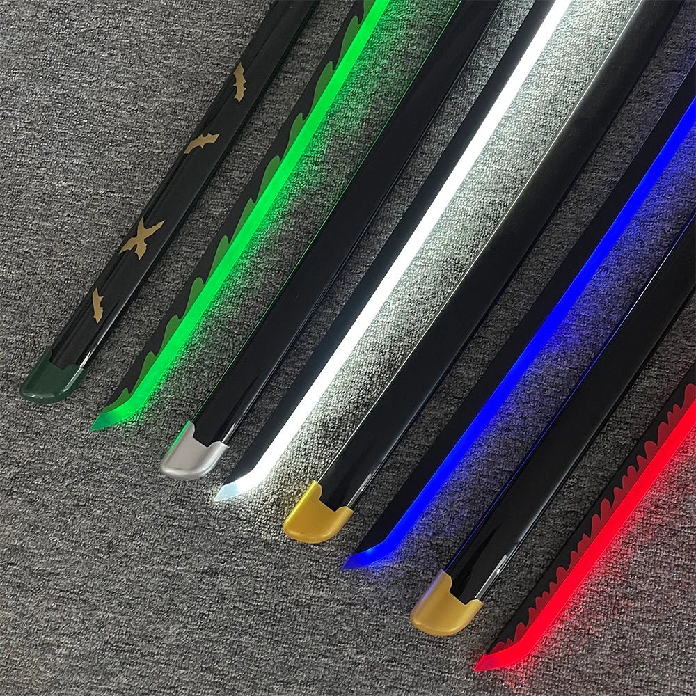 31/40inch Glow Demon Slayer Katana Luminous Sword LED Light Kyoujurou Anime Cosplay - Maxwell shop