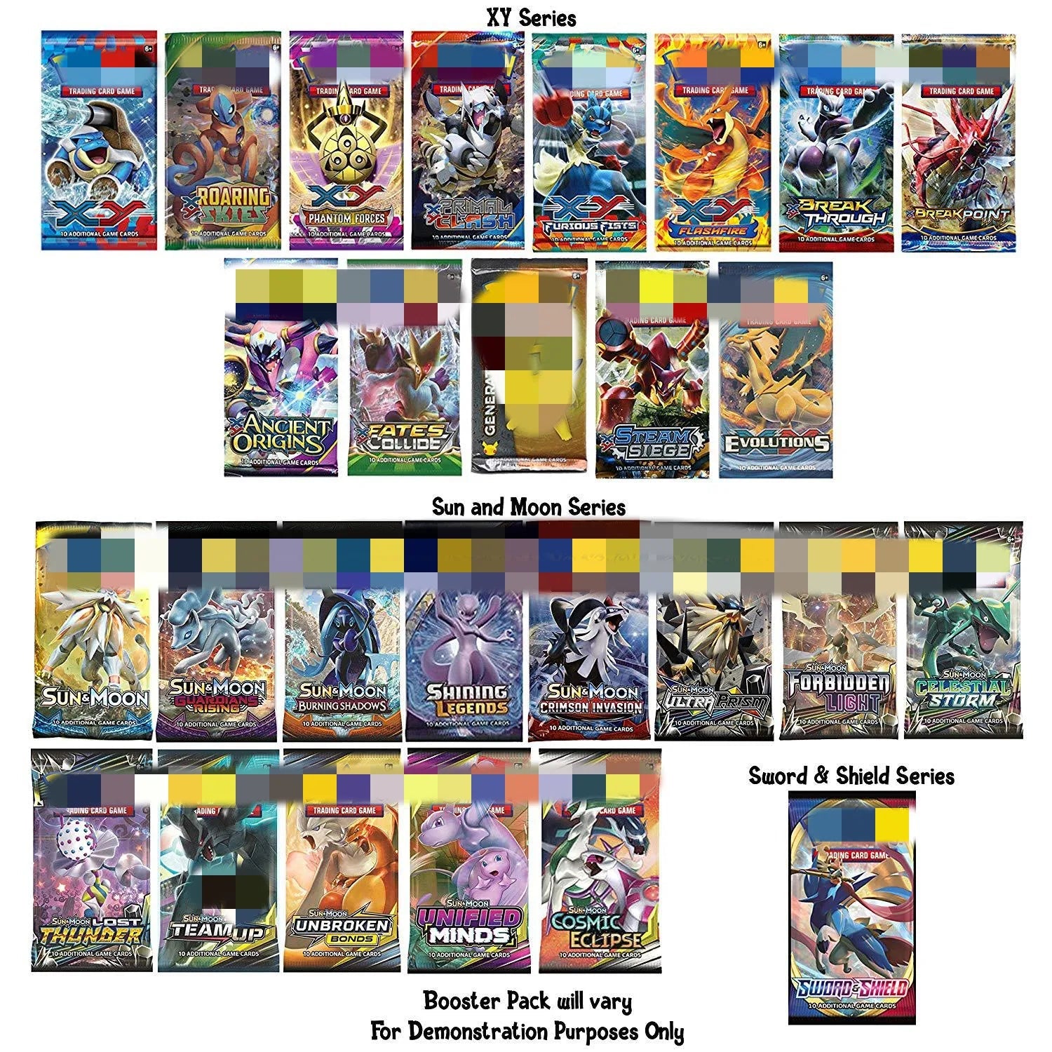 4 Bags 36Pcs English Pokemon Cards Charizard Pikachu Collectible Card Anime - Maxwell shop