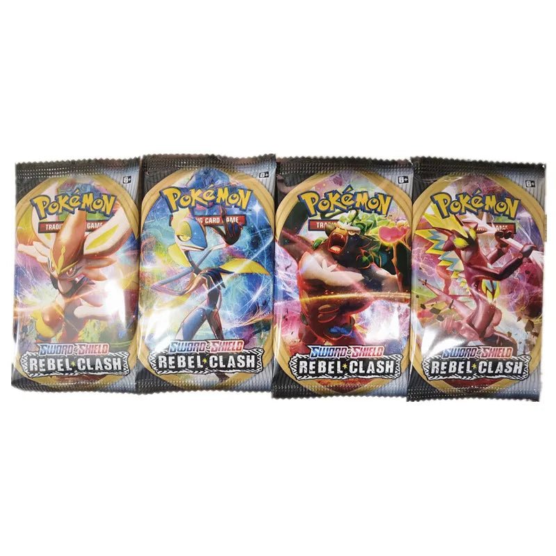 4 Bags 36Pcs English Pokemon Cards Charizard Pikachu Collectible Card Anime - Maxwell shop