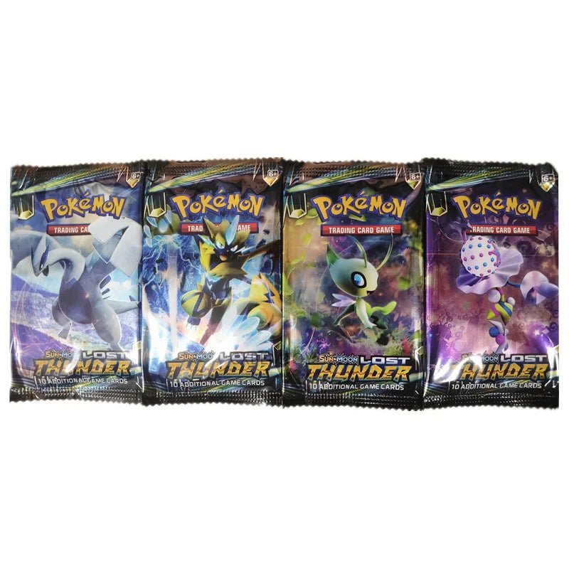 4 Bags 36Pcs English Pokemon Cards Charizard Pikachu Collectible Card Anime - Maxwell shop