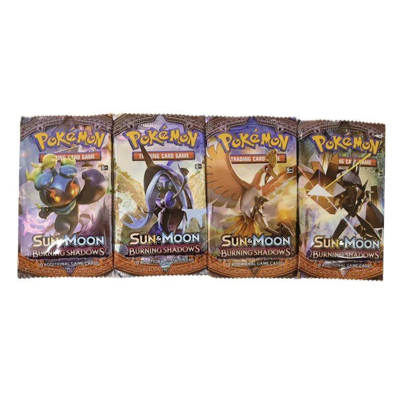 4 Bags 36Pcs English Pokemon Cards Charizard Pikachu Collectible Card Anime - Maxwell shop