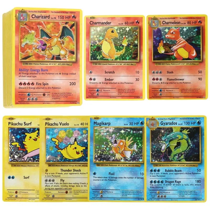 60/100Pcs English Pokemon Cards Shining MEGA GX Vmax TAG EX Vstar V Collection Cards - Maxwell shop