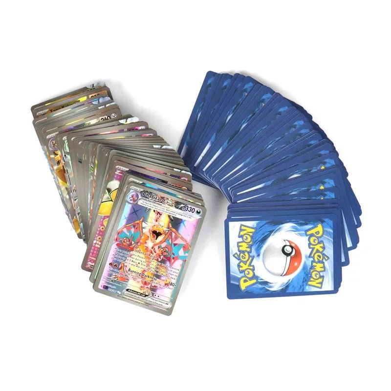 60/100Pcs English Pokemon Cards Shining MEGA GX Vmax TAG EX Vstar V Collection Cards - Maxwell shop
