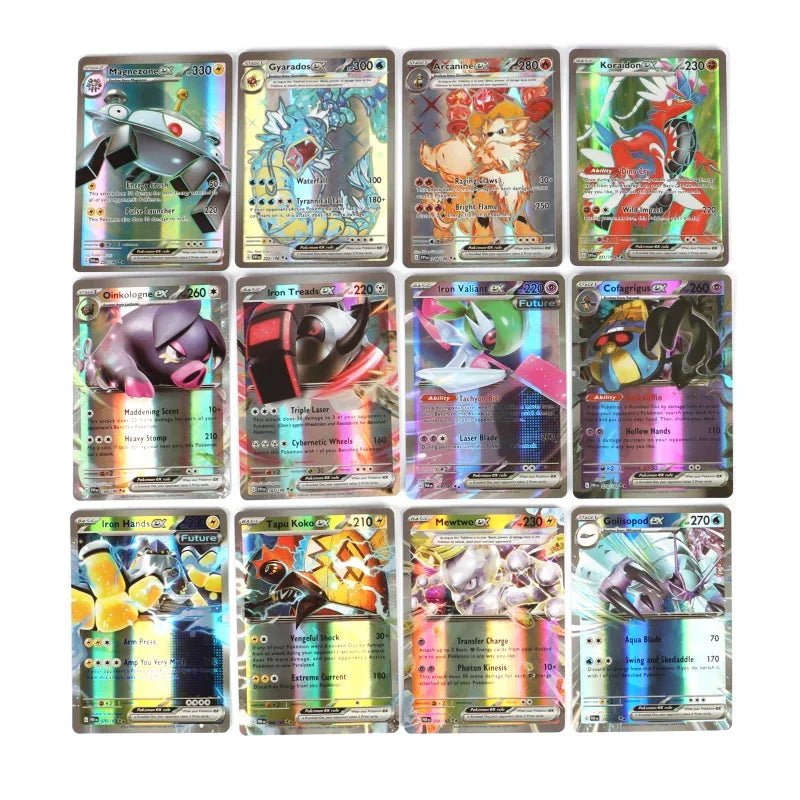 60/100Pcs English Pokemon Cards Shining MEGA GX Vmax TAG EX Vstar V Collection Cards - Maxwell shop