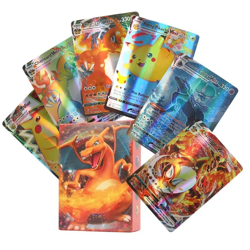 60/100Pcs English Pokemon Cards Shining MEGA GX Vmax TAG EX Vstar V Collection Cards - Maxwell shop