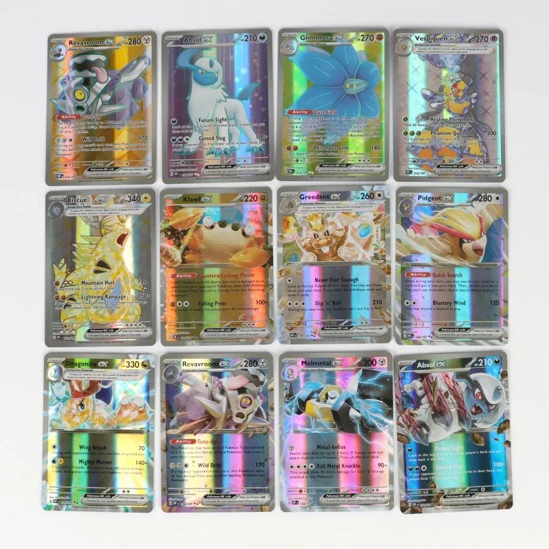 60/100Pcs English Pokemon Cards Shining MEGA GX Vmax TAG EX Vstar V Collection Cards - Maxwell shop