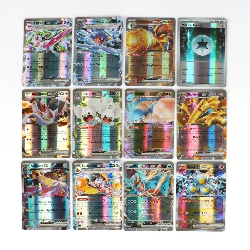 60/100Pcs English Pokemon Cards Shining MEGA GX Vmax TAG EX Vstar V Collection Cards - Maxwell shop