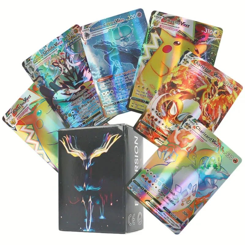 60/100Pcs English Pokemon Cards Shining MEGA GX Vmax TAG EX Vstar V Collection Cards - Maxwell shop
